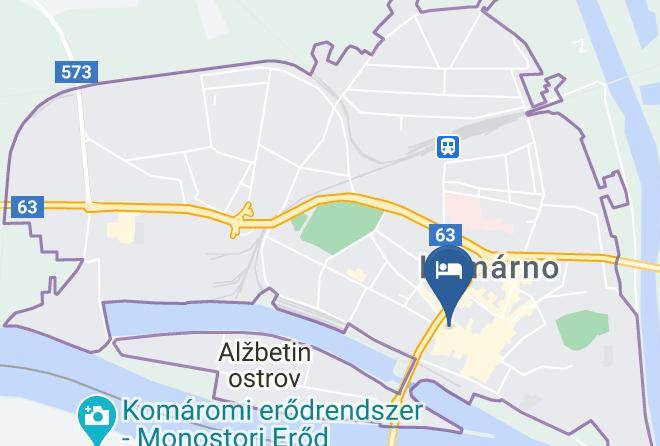 Komarno - Hotel Banderium Maps