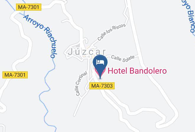 Malaga - Hotel Bandolero Maps