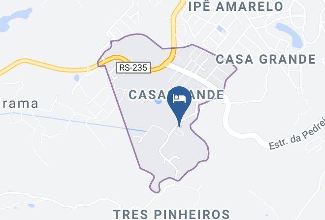 Gramado - Hotel Bangalos Da Serra Gramado Maps