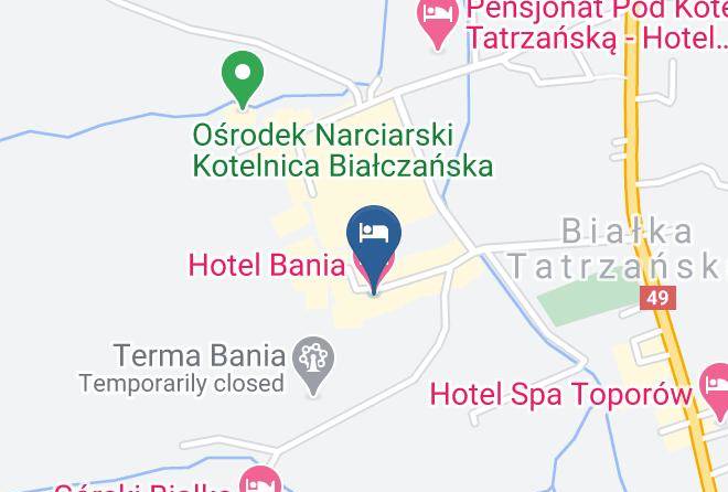 Tatrzanski - Hotel Bania Thermal & Ski Maps