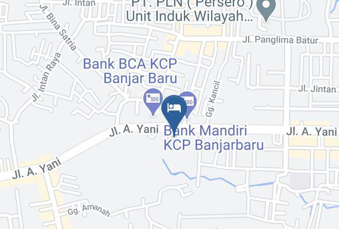 Kota Banjarbaru - Hotel Banjar Permai Maps