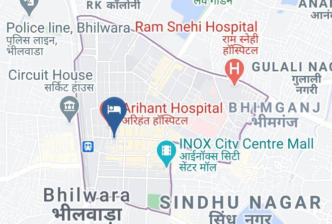 Bhilwara - Hotel Banjara Bar Maps