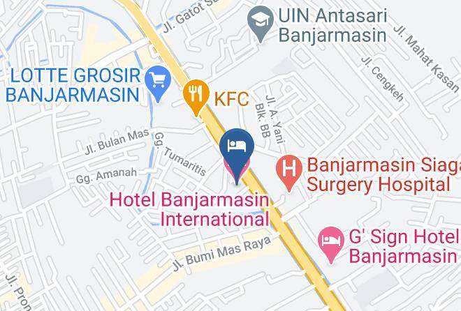 Banjarmasin - Hotel Banjarmasin International Maps