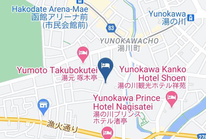 Hakodate City - Hotel Banso Maps