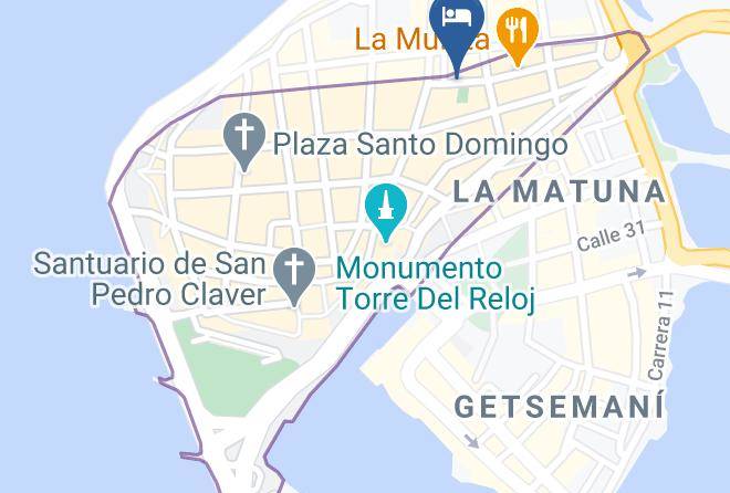 Cartagena De Indias - Hotel Bantu By Faranda Boutique Maps