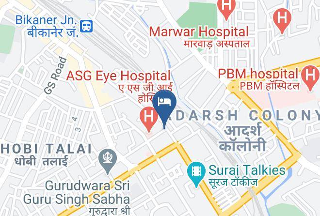 Bikaner - Hotel Banwari Palace Maps