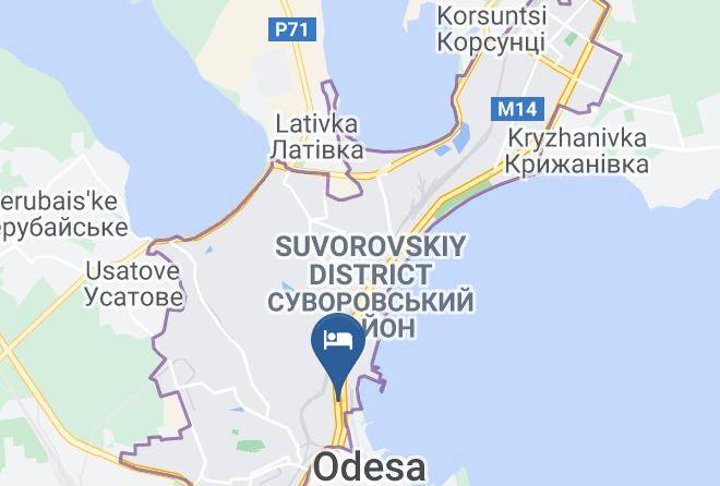 Odesa - Hotel Banya Maps