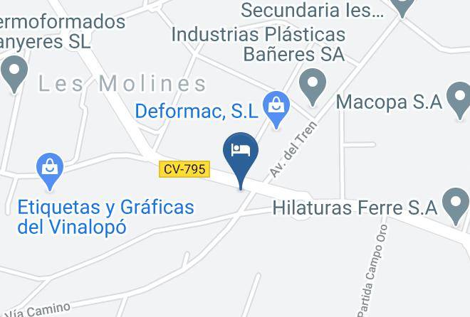 Alicante - Hotel Banyeres Maps