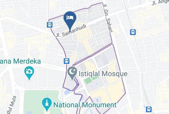 Central Jakarta - Hotel Banyuwangi Sintera Maps