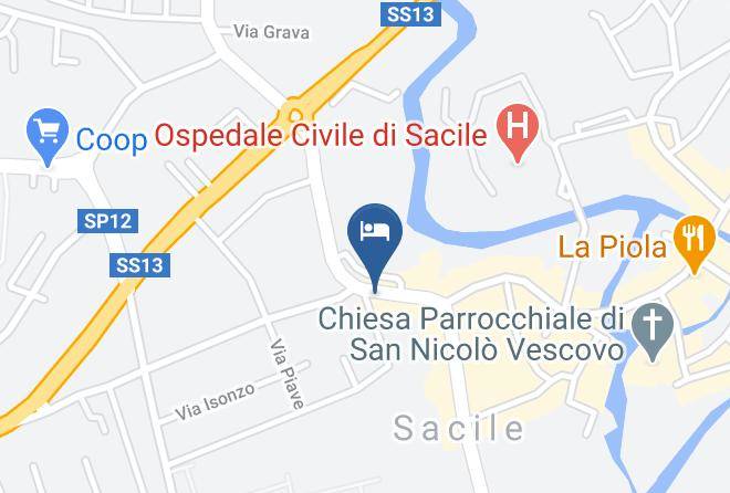 Pordenone - Hotel Bar Italia Maps