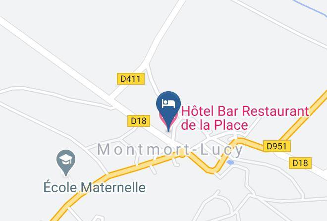 Marne - Hotel Bar Restaurant De La Place Maps