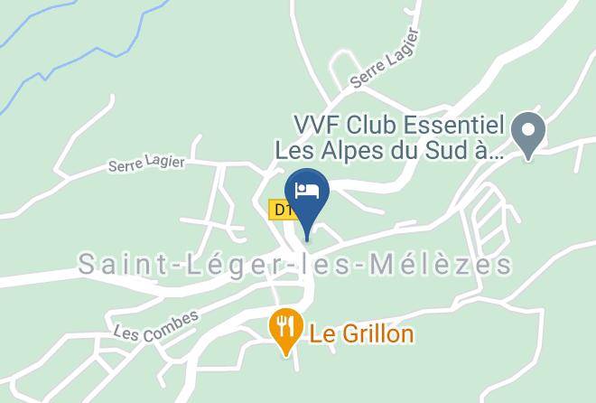 Hautes Alpes - Hotel Bar Restaurant Les Fauvettes Maps
