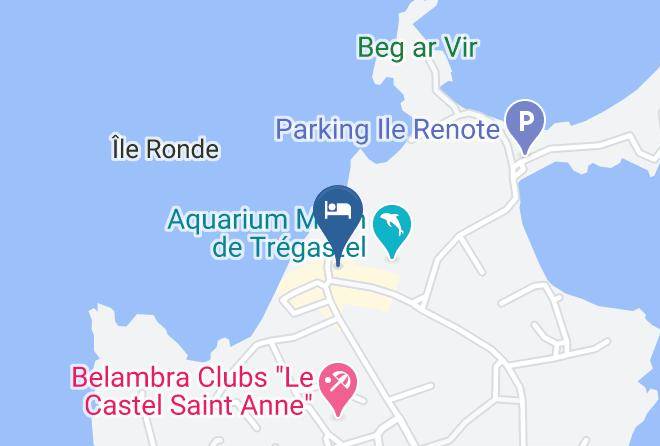 Cotes D Armor - Hotel Bar Restaurant Patisserie Le Beau Sejour Maps