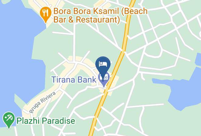 Saranda - Hotel Bar Restaurant&pizzeria Jakova Ksamil Piazza Maps