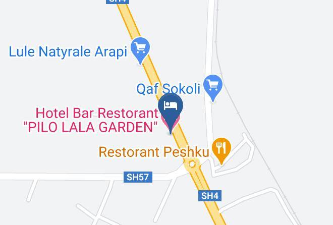 Divjake - Hotel Bar Restorant Pilo Lala Garden Maps