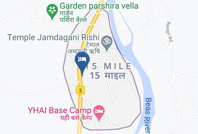 Manali Sub District - Anand Hotel & Restaurant Maps