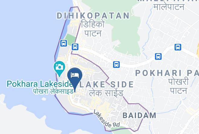 Pokhara - Hotel Barahi Maps