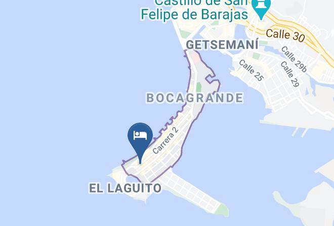 Cartagena De Indias - Hotel Barahona 446 Maps