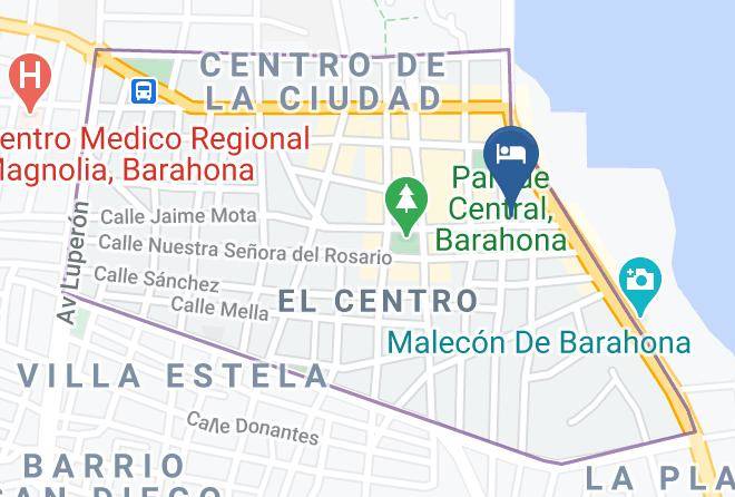 Santa Cruz De Barahona - Hotel Barahona Maps
