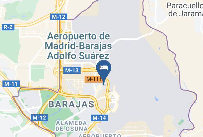 Madrid - Hotel Barajas Plaza Maps