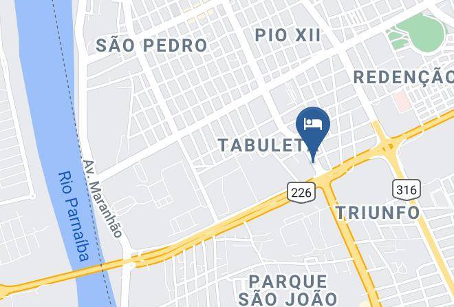 Teresina - Hotel Barao Palace Maps
