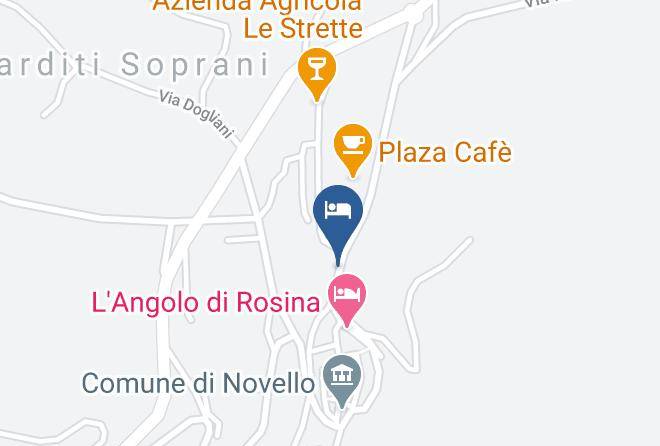 Cuneo - Hotel Ristorante Barbabuc Maps