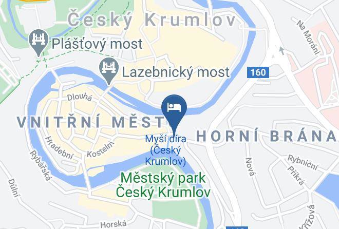 Cesky Krumlov - Hotel Barbakan Maps