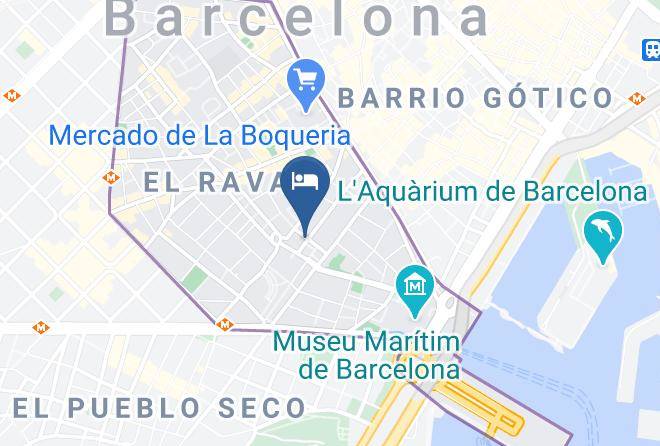 Barcelona - Hotel Barbara Maps
