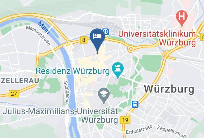 Wurzburg - Hotel Barbarossa Garni Wurzburg Maps