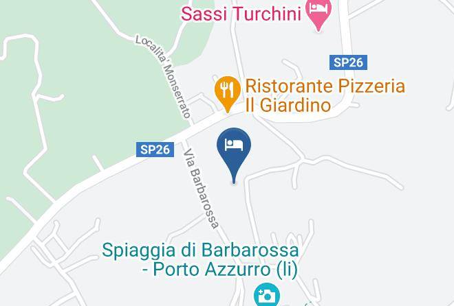 Leghorn - Hotel Barbarossa Maps