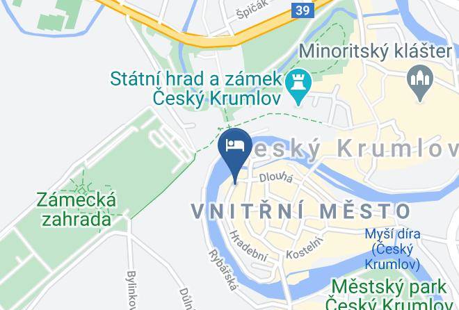Cesky Krumlov - Hotel Barbora Maps
