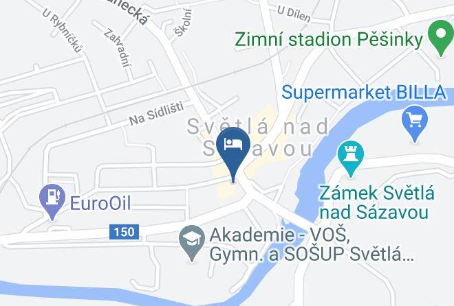 Havlickuv Brod - Hotel Barbora Maps