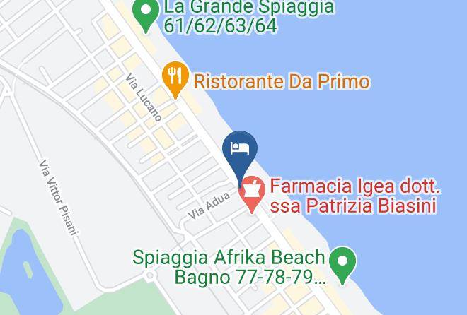 Rimini - Hotel Barca D'oro Maps
