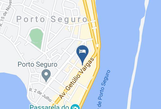 Porto Seguro - Hotel Barcaca Maps