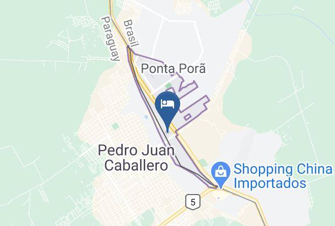 Ponta Pora - Hotel Barcelona Maps