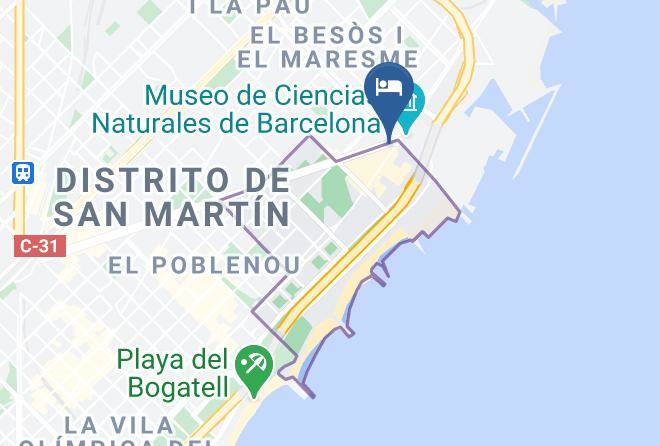 Barcelona - Hotel Barcelona Princess Maps