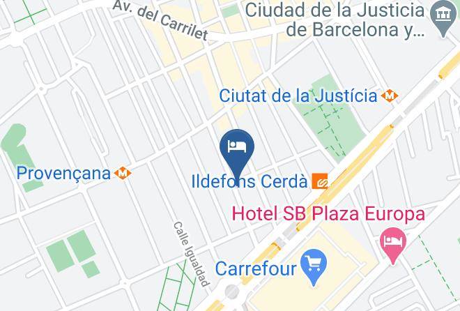 Barcelona - Hotel Barcelona4seasons Gran Via Fira Maps