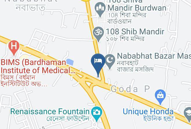 Barddhaman - Hotel Barddhaman Inn Maps