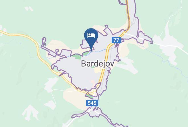 Bardejov - Hotel Bardejov Maps