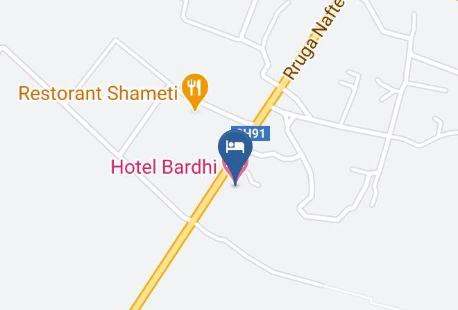 Kucove - Hotel Bardhi Maps