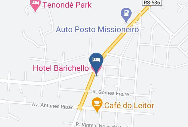 Sao Miguel Das Missoes - Hotel Barichello Maps