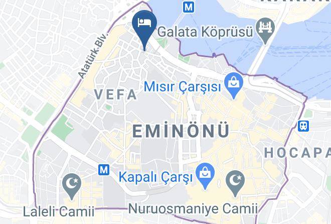Fatih - Hotel Baris Maps