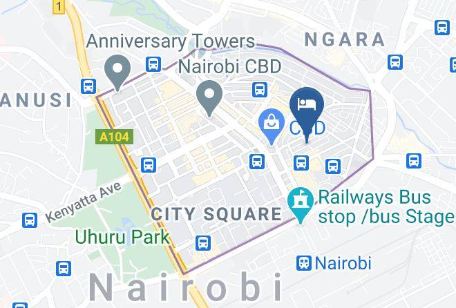 Nairobi - Hotel Barkley Maps