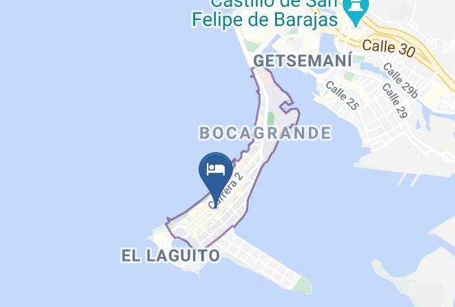 Cartagena De Indias - Hotel Barlovento Cartagena Maps