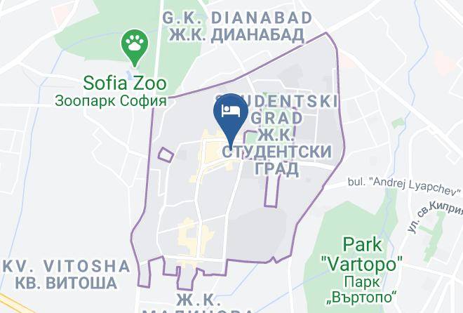 Sofia - Hotel Baroko Maps