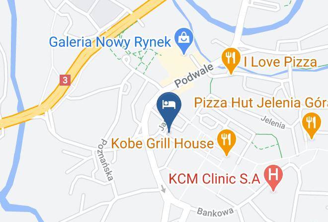 Jelenia Gora - Hotel Baron Karczma Grodzka Maps