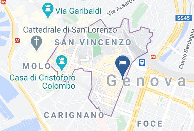 Genoa - Hotel Barone Maps