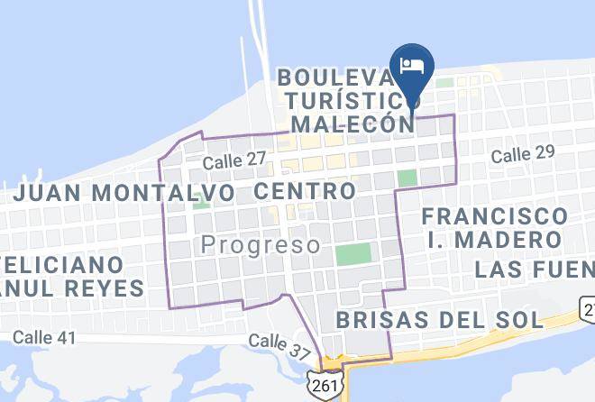 Progreso - Hotel Baroni Maps