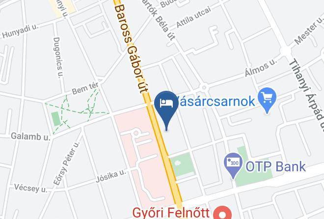 Gyor - Hotel Baross Maps