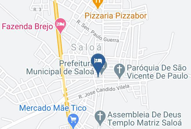 Saloa - Hotel Barra Nova Maps
